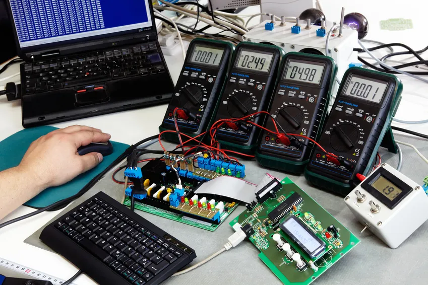 Funktionstest mit Messgeräten